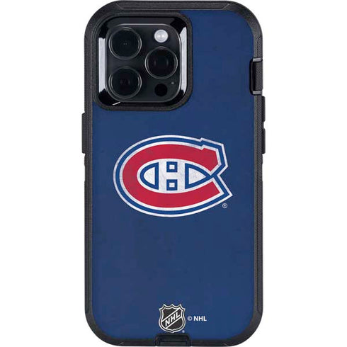 NHL Montreal Canadiens Distressed Otterbox Defender iPhone Skin