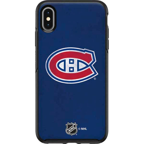 NHL Montreal Canadiens Distressed Otterbox Symmetry iPhone Skin