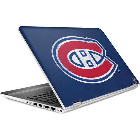 NHL Montreal Canadiens Distressed HP Pavilion Skin