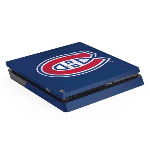 NHL Montreal Canadiens Distressed PS4 Slim Skin