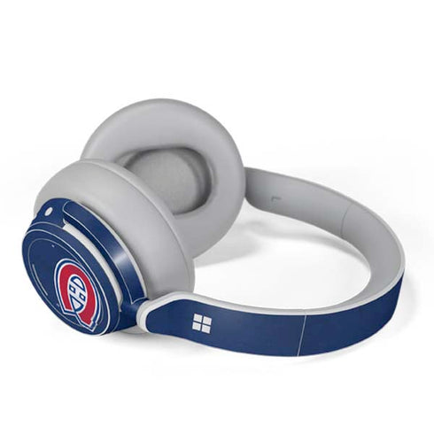 NHL Montreal Canadiens Distressed Surface Headphones Skin