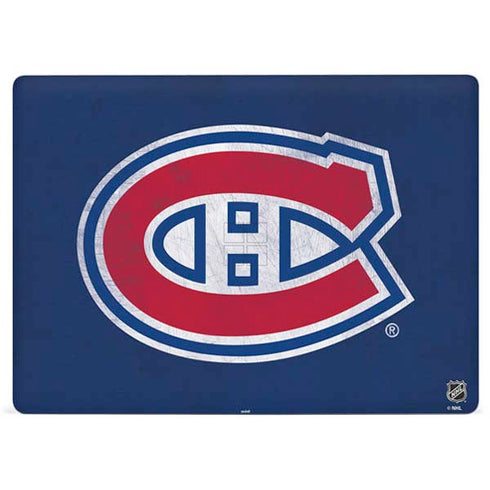 NHL Montreal Canadiens Distressed Surface Laptop 2 Skin