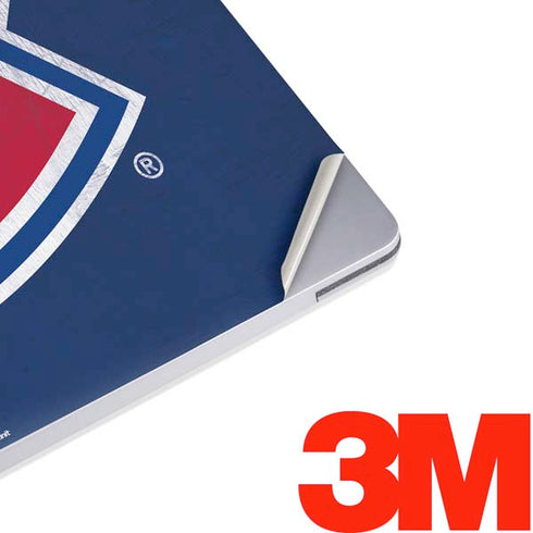 NHL Montreal Canadiens Distressed Surface Laptop 2 Skin