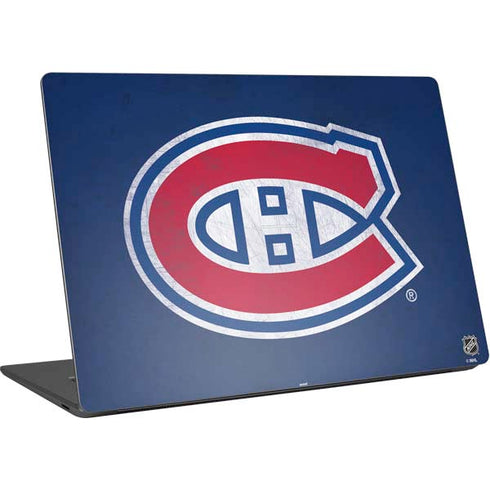 NHL Montreal Canadiens Distressed Surface Laptop 4 15in Skin