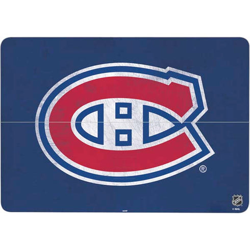 NHL Montreal Canadiens Distressed Surface Laptop Studio Skin