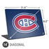 NHL Montreal Canadiens Distressed Universal Laptop 14in (11.4 x 8.2in) Skin