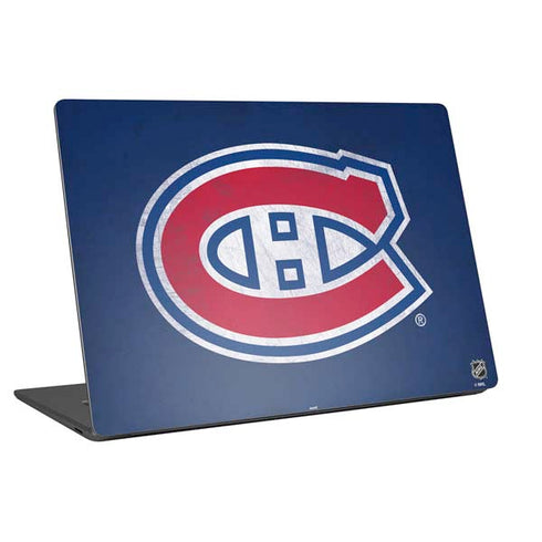NHL Montreal Canadiens Distressed Universal Laptop 16in (13 x 9.4in) Skin