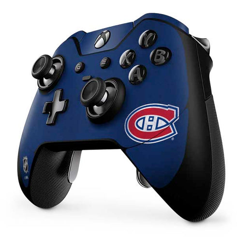 NHL Montreal Canadiens Distressed Xbox One Elite Controller Skin