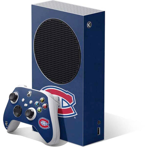 NHL Montreal Canadiens Distressed Xbox Series S Skins
