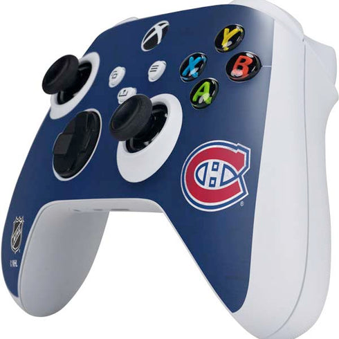 NHL Montreal Canadiens Distressed Xbox Series S Controller Skin