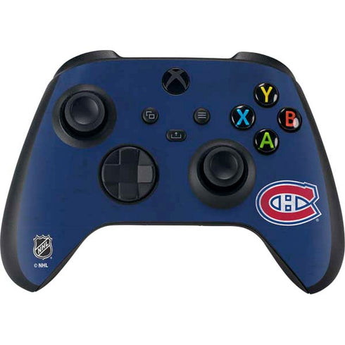 NHL Montreal Canadiens Distressed Xbox Series X Controller Skin