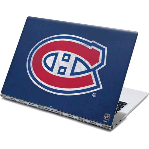 NHL Montreal Canadiens Distressed Yoga 910 2-in-1 14in Touch-Screen Skin