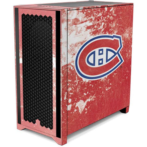 NHL Montreal Canadiens Frozen Corsair 4000D Tempered Glass Mid-Tower ATX Case Skin