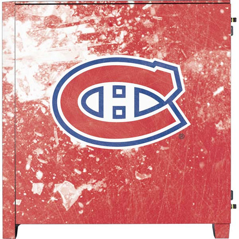 NHL Montreal Canadiens Frozen Corsair 4000D Tempered Glass Mid-Tower ATX Case Skin