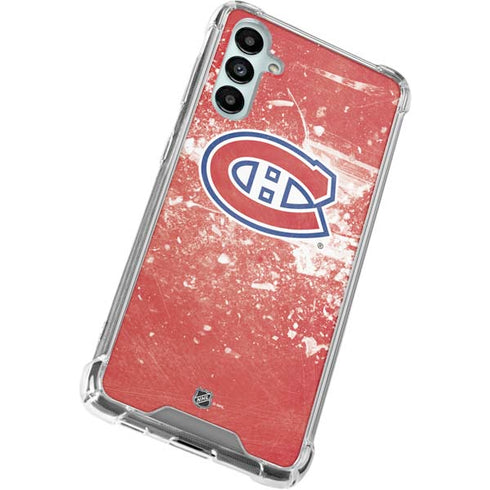 NHL Montreal Canadiens Frozen Galaxy A14 5G Clear Case