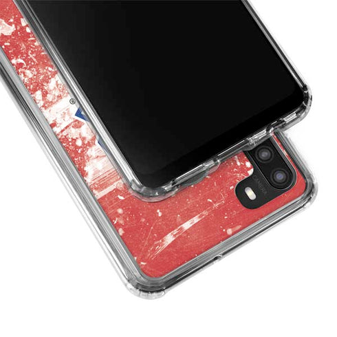 NHL Montreal Canadiens Frozen Galaxy A21 Clear Case