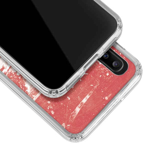 NHL Montreal Canadiens Frozen Galaxy A30 Clear Case