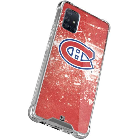 NHL Montreal Canadiens Frozen Galaxy A51 5G Clear Case