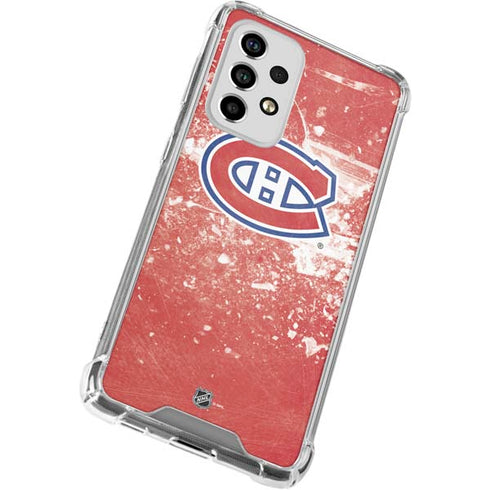 NHL Montreal Canadiens Frozen Galaxy A53 5G Clear Case
