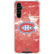 NHL Montreal Canadiens Frozen Galaxy A54 5G Clear Case