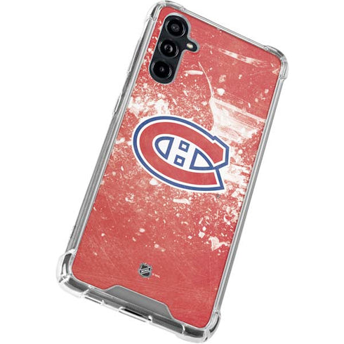 NHL Montreal Canadiens Frozen Galaxy A54 5G Clear Case