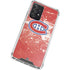 NHL Montreal Canadiens Frozen Galaxy A72 5G Clear Case