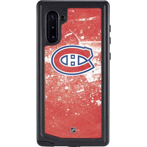 NHL Montreal Canadiens Frozen Galaxy Note 10 Waterproof Case