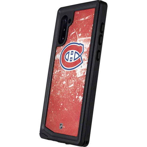 NHL Montreal Canadiens Frozen Galaxy Note 10 Waterproof Case
