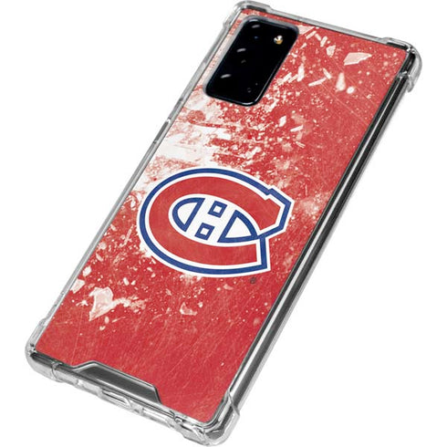 NHL Montreal Canadiens Frozen Galaxy Note20 5G Clear Case