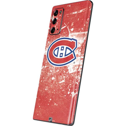 NHL Montreal Canadiens Frozen Galaxy Note20 5G Skin