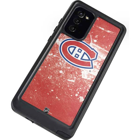 NHL Montreal Canadiens Frozen Galaxy Note20 5G Waterproof Case
