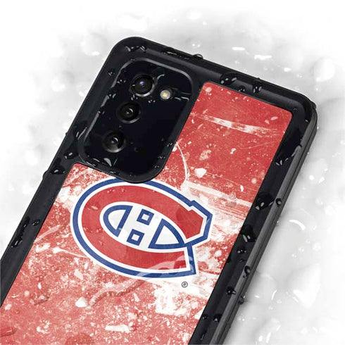 NHL Montreal Canadiens Frozen Galaxy Note20 5G Waterproof Case