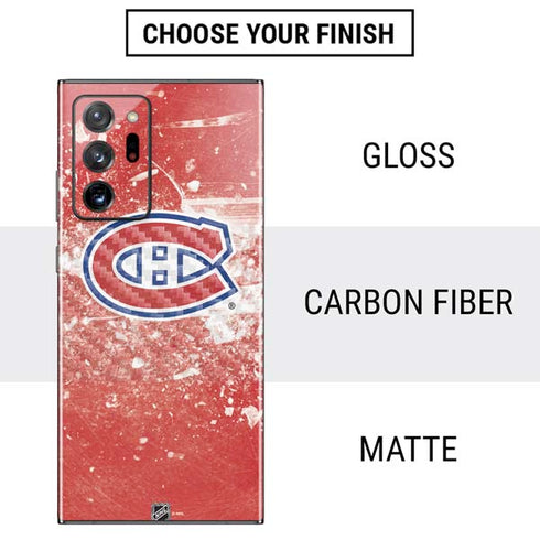 NHL Montreal Canadiens Frozen Galaxy Note20 Ultra 5G Skin