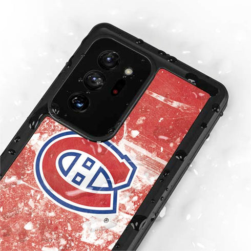 NHL Montreal Canadiens Frozen Galaxy Note20 Ultra 5G Waterproof Case
