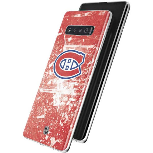 NHL Montreal Canadiens Frozen Galaxy S10 Plus Skin