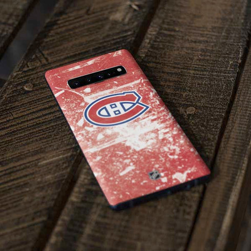 NHL Montreal Canadiens Frozen Galaxy S10 Plus Skin