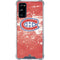 NHL Montreal Canadiens Frozen Galaxy S20 FE Clear Case
