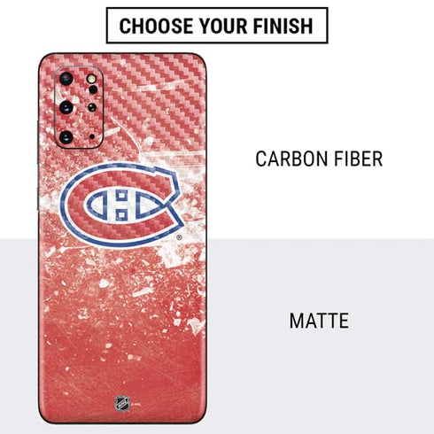 NHL Montreal Canadiens Frozen Galaxy S20 Plus Skin