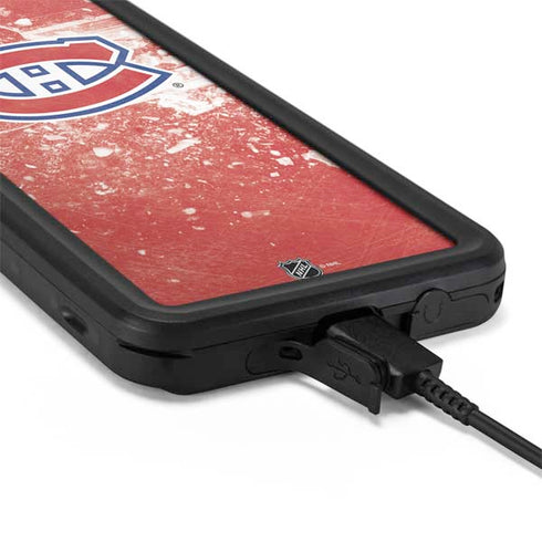 NHL Montreal Canadiens Frozen Galaxy S20 Plus Waterproof Case