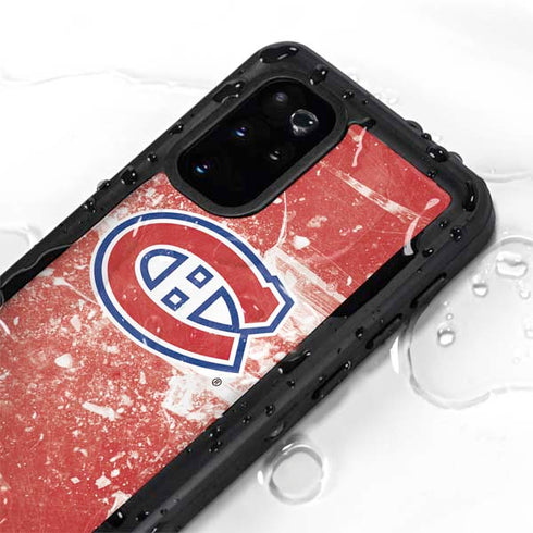 NHL Montreal Canadiens Frozen Galaxy S20 Plus Waterproof Case