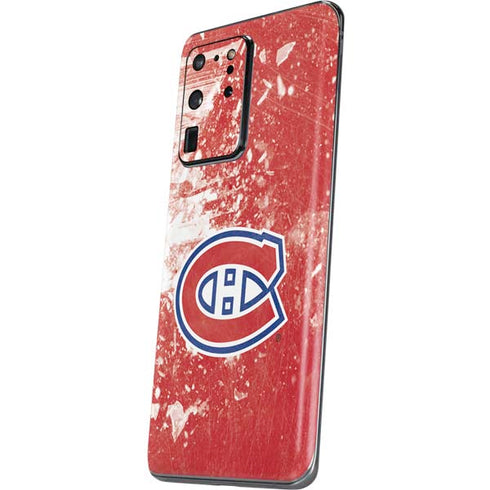 NHL Montreal Canadiens Frozen Galaxy S20 Ultra 5G Skin