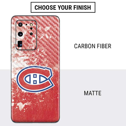 NHL Montreal Canadiens Frozen Galaxy S20 Ultra 5G Skin