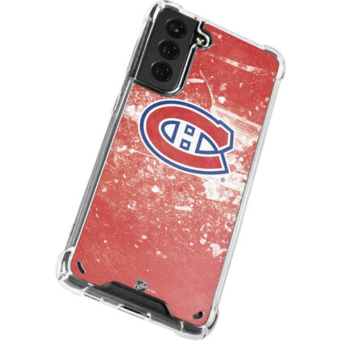 NHL Montreal Canadiens Frozen Galaxy S21 Plus 5G Clear Case