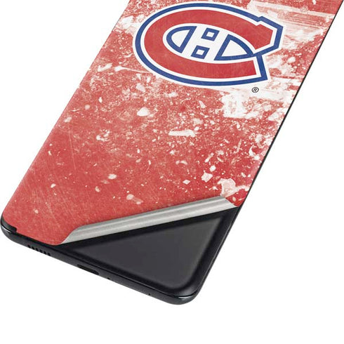 NHL Montreal Canadiens Frozen Galaxy S21 Plus 5G Skin