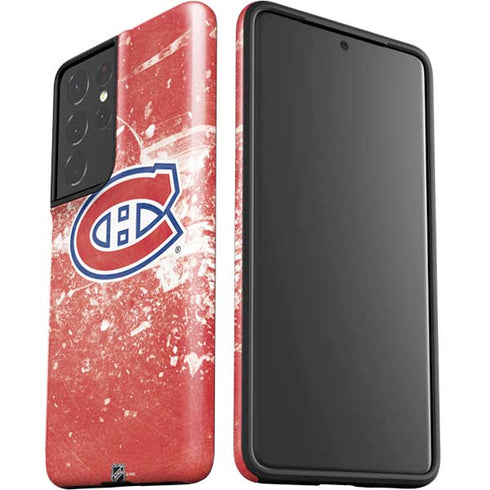 NHL Montreal Canadiens Frozen Galaxy S21 Ultra 5G Pro Case