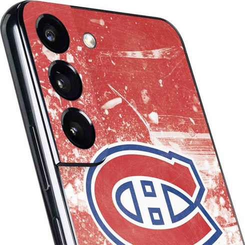 NHL Montreal Canadiens Frozen Galaxy S22 Plus Skin