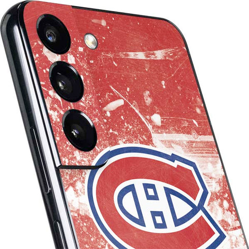 NHL Montreal Canadiens Frozen Galaxy S22 Skin