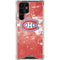 NHL Montreal Canadiens Frozen Galaxy S22 Ultra Clear Case