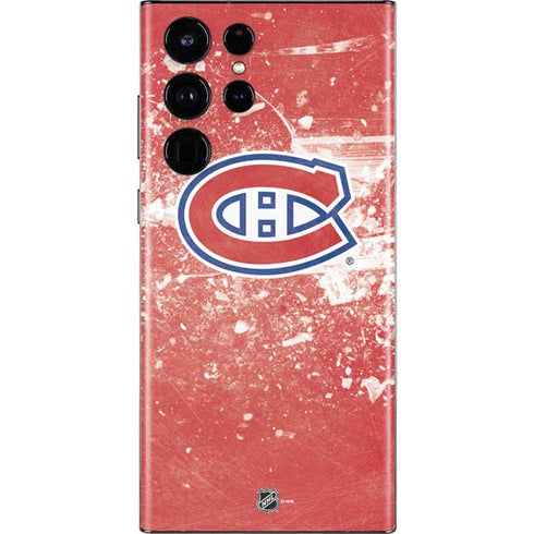 NHL Montreal Canadiens Frozen Galaxy S22 Ultra Skin