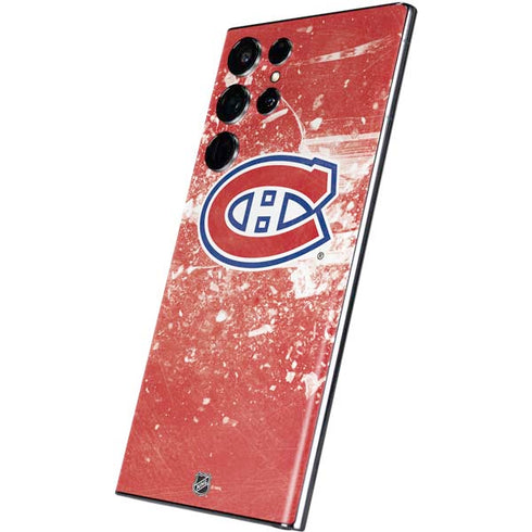 NHL Montreal Canadiens Frozen Galaxy S22 Ultra Skin